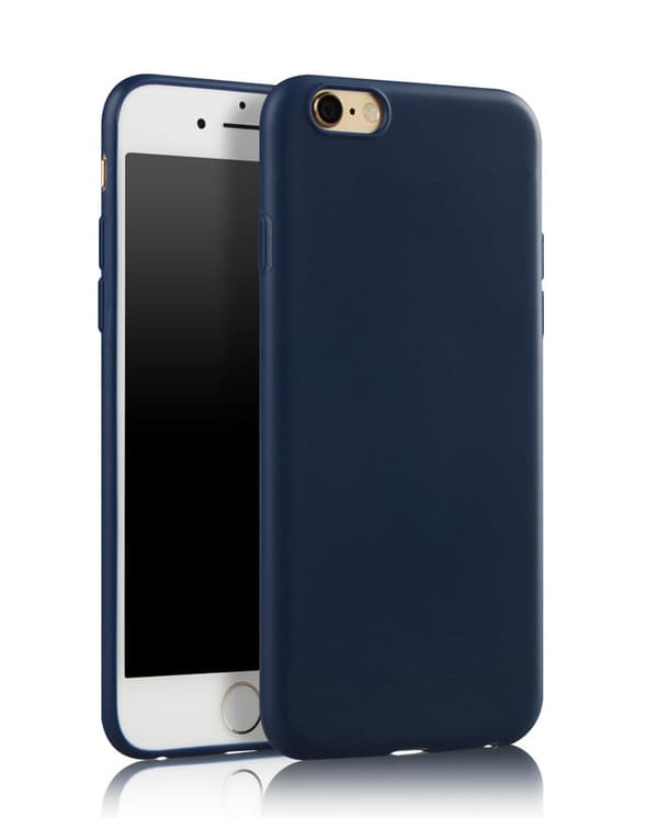 SKALO iPhone 7/8 Ultratynd TPU-skal Blå