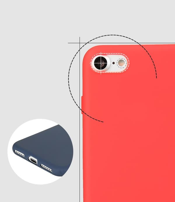 SKALO iPhone 7/8 Ultraohut TPU-kuori
