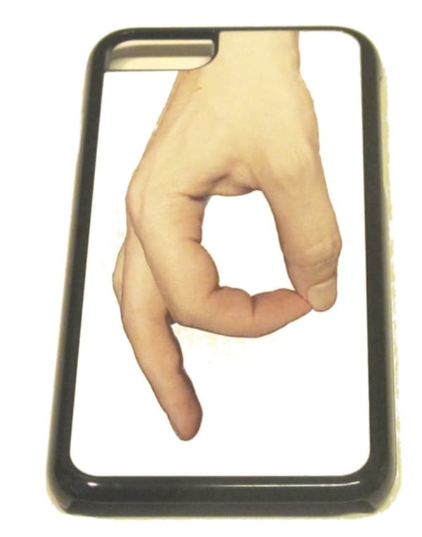 FINGER HOLE- iphone 8 mobilskal