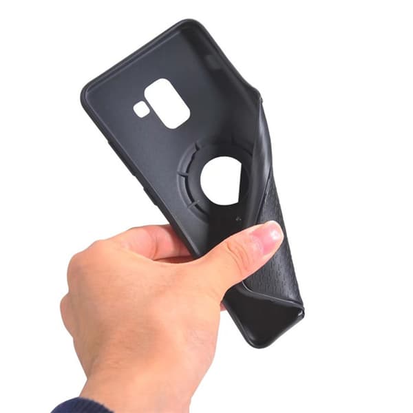 Genomtänkt Skal med Hållarfunktion för Samsung Galaxy A8 2018