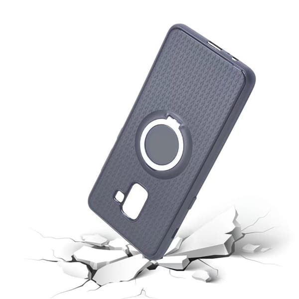 Samsung Galaxy A8 2018 - Carbon-Skal med Ringhållare FLOVEME