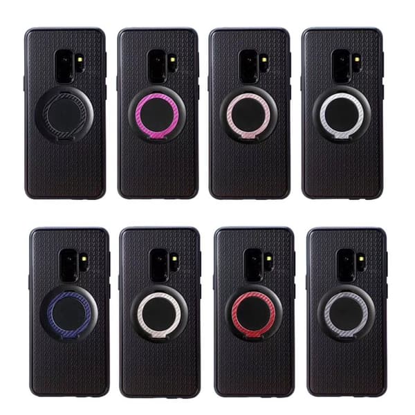Samsung Galaxy S9 - Carbon-Skal med Ringhållare FLOVEME