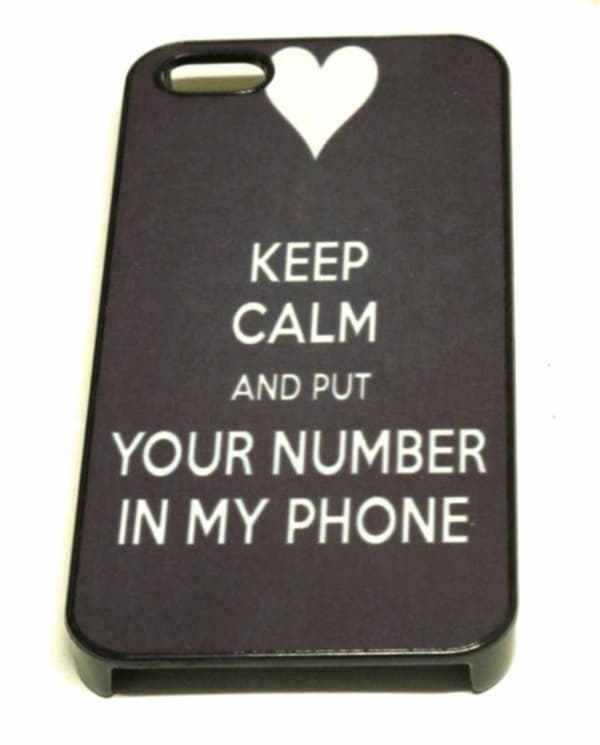 Mobiili kuori Iphone 7 / 8 ,Keep Calm and put your number