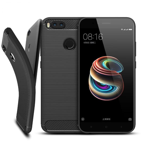 Stöttåligt Armor Carbon TPU-skal Xiaomi Mi A1