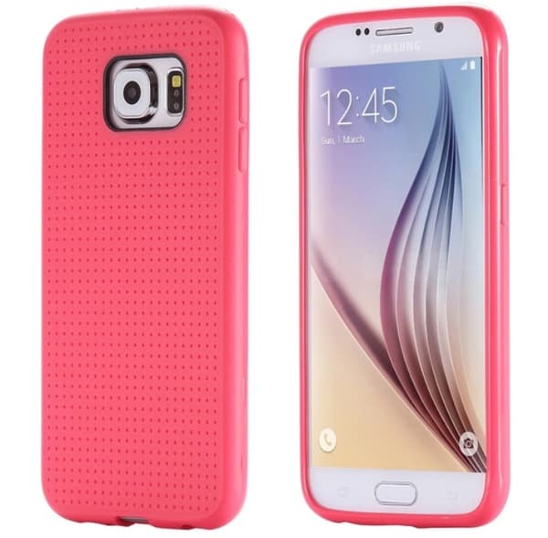 Galaxy S7 Edge - Stilrent Silikonskal från FLOVEME Hot Pink