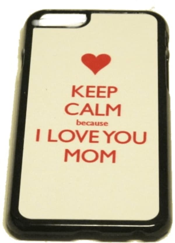 Keep calm i love you mom - Mobilskal Iphone 7/7S, 8/8S
