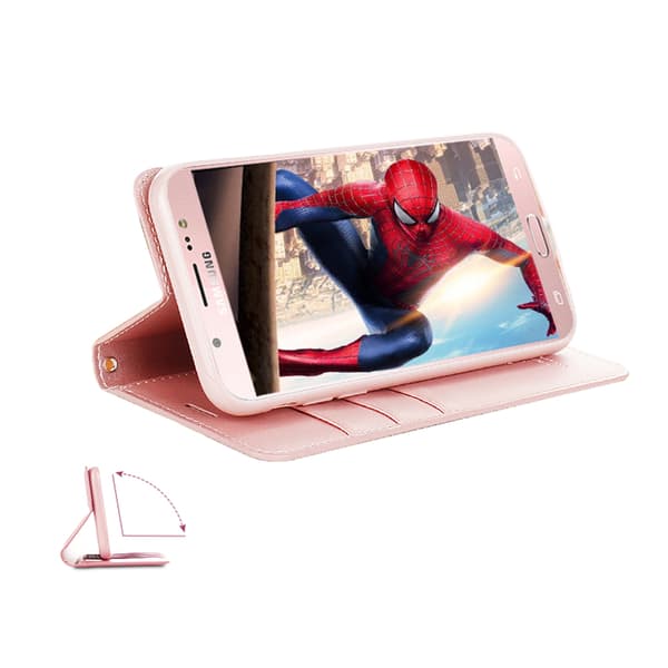 Samsung Galaxy J5 2017 - Stilrent Läderfodral/Plånbok (T-Casual)