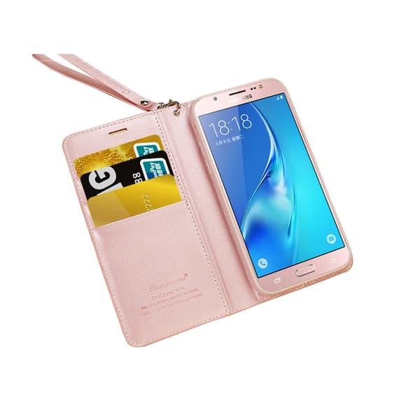Samsung Galaxy J5 2017 - Stilrent Läderfodral/Plånbok (T-Casual)