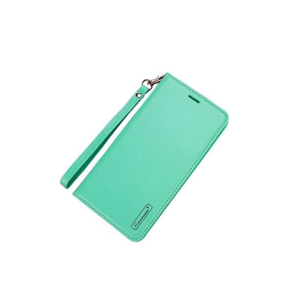 Elegant Fodral med Plånbok av Hanman - Samsung Galaxy S8+ Mynta Mint