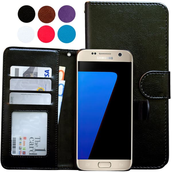 Samsung Galaxy S7 Edge - Leather Case / Wallet