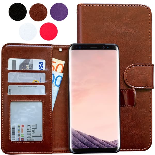 Samsung Galaxy S8 - Leather Case/Wallet