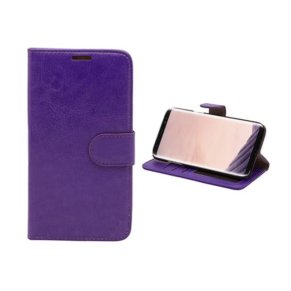 Samsung Galaxy S8 - Leather Case/Wallet + Touch & Pen