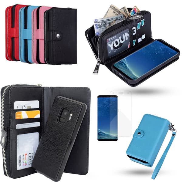 Upgrade your S9 - Leather Case & Magnetic Case Black