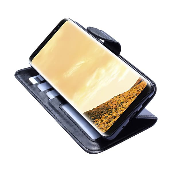 Leather wallet for Galaxy S9 - Leather Luxury!
