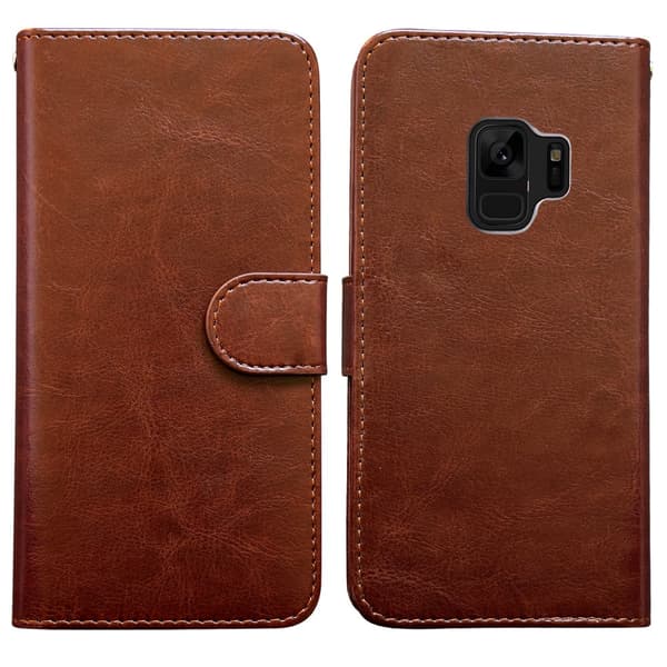 Leather wallet for Galaxy S9 - Leather Luxury!