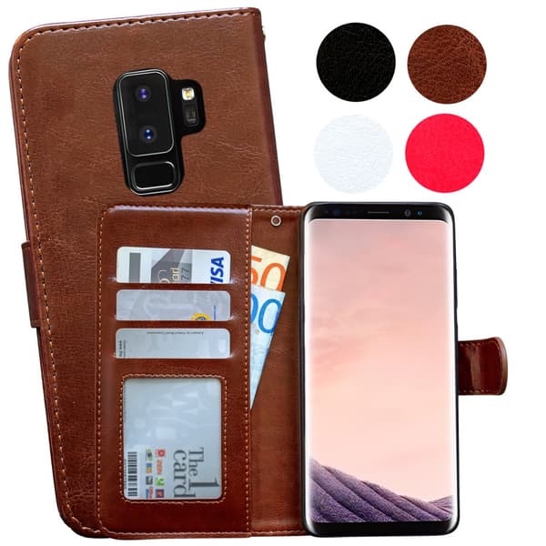 Smooth Leather Case for Samsung Galaxy S9 Plus