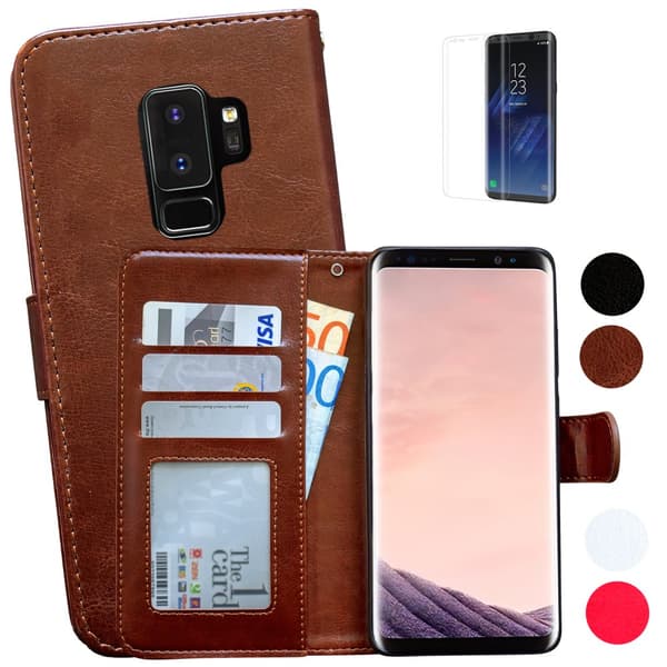 Skydda din Galaxy S9 Plus - Läderfodral White