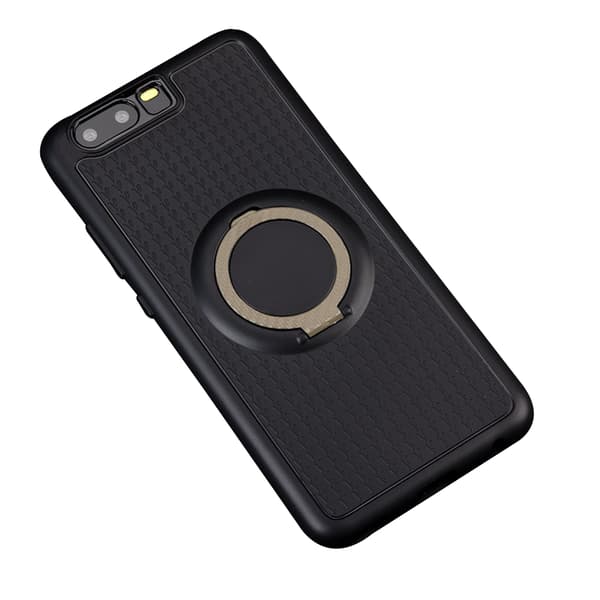 Huawei P10 - Carbon-Skal med Ringh�llare FLOVEME