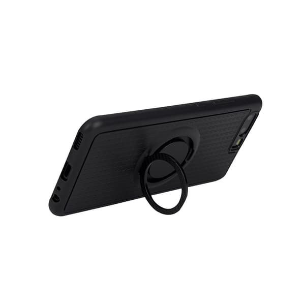 Huawei P10 - Carbon-Skal med Ringh�llare FLOVEME