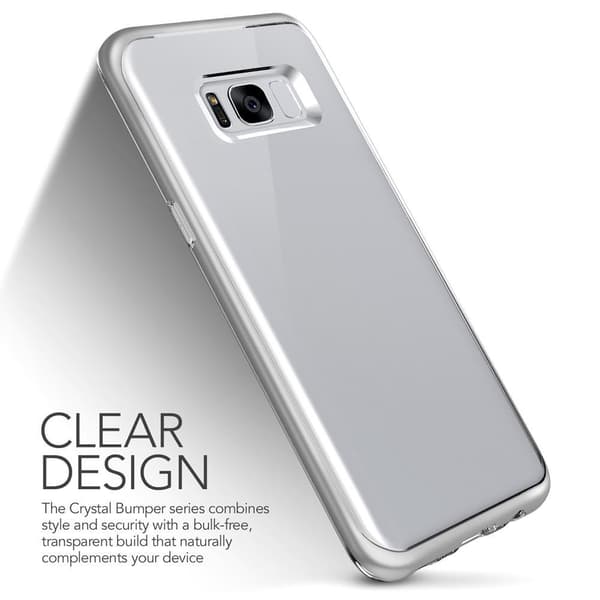 Verus Crystal Bumper Skal till Samsung Galaxy S8 - Silver