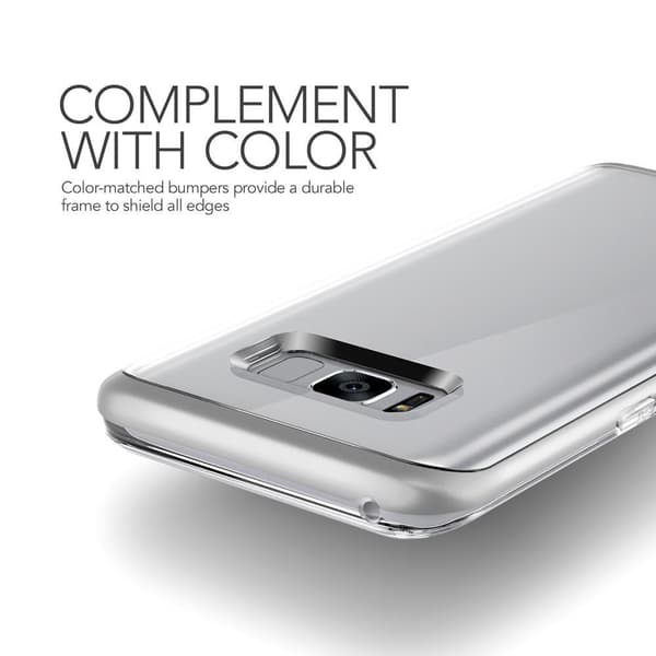 Verus Crystal Bumper Skal till Samsung Galaxy S8 - Silver