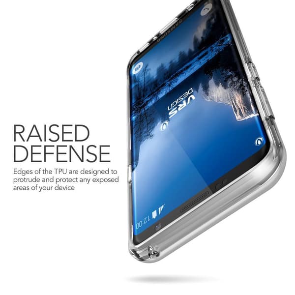 Verus Crystal Bumper Skal till Samsung Galaxy S8 - Silver