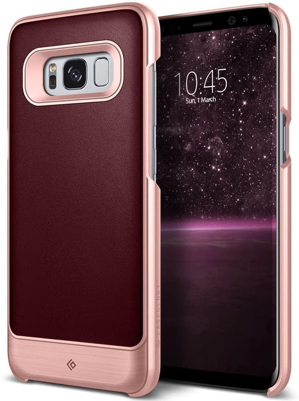 Caseology Fairmont Skal till Samsung Galaxy S8 Plus - Burgundy