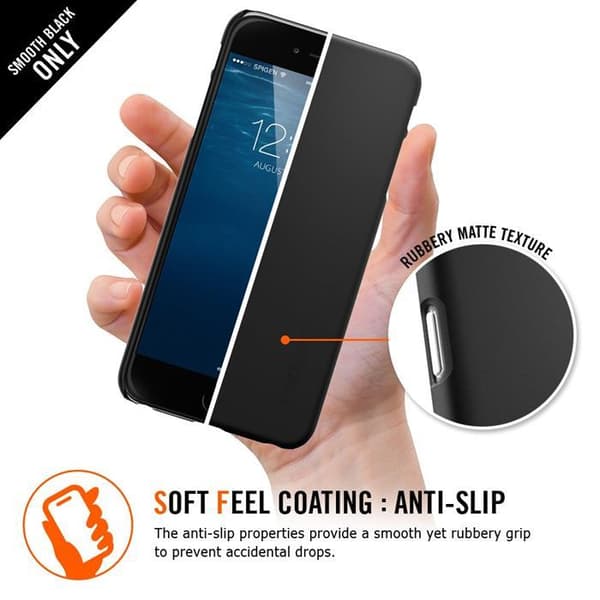 SPIGEN Thin Fit Skal till Apple iPhone 6(S) Plus (Vit)