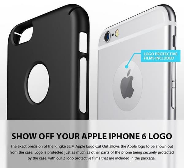 Ringke Logo-Cut Slim Dual Coated Skal till Apple iPhone 6(S) Plus - Rosa
