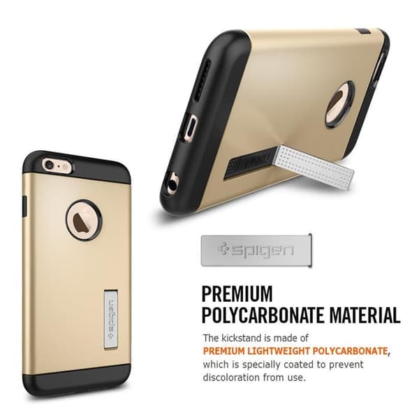 SPIGEN Slim Armor Skal till Apple iPhone 6(S) Plus (Vit)