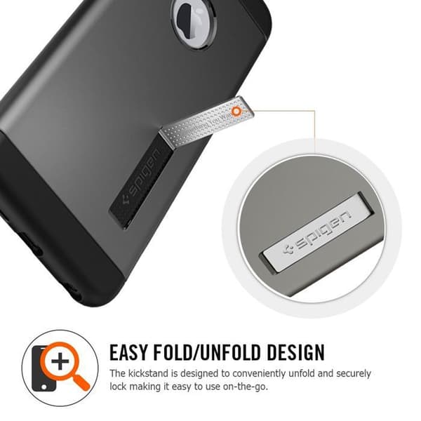 SPIGEN Slim Armor Skal till Apple iPhone 6(S) Plus (Vit)