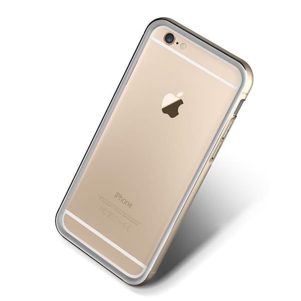 Verus Iron Bumper Skal till Apple iPhone 6(S) Plus (Gold - Vit)