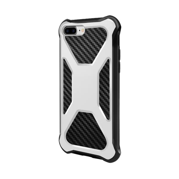 2-in-1 iPhone 8 Plus / 7 Plus mobilskal med bältesfodral - Vit