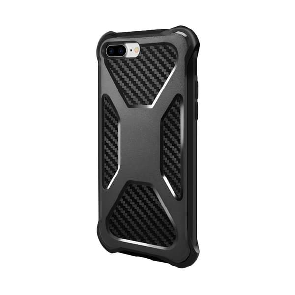 2-in-1 iPhone 8 Plus / 7 Plus mobilskal med bältesfodral - Svart