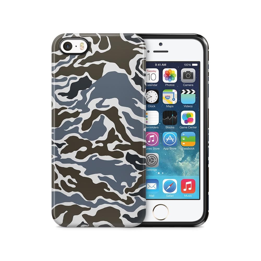 Tough mobilskal till Apple iPhone 5 / 5S / SE - Camouflage