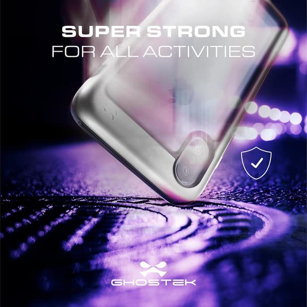 Ghostek Atmoic Slim Skal till Apple iPhone XS / X - Silver