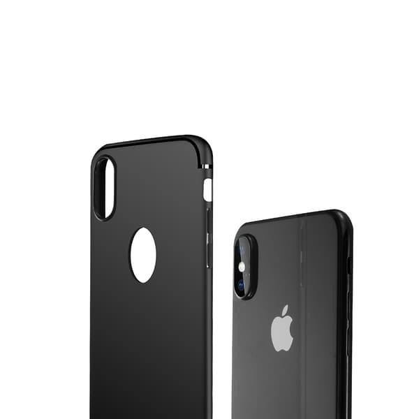 iPhone X/XS - Stilrent och Matt Silikonskal av NKOBEE