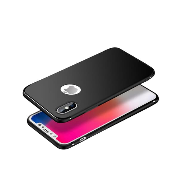iPhone X/XS - Stilrent och Matt Silikonskal av NKOBEE