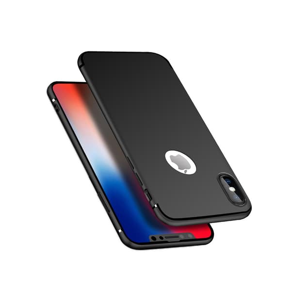 iPhone X/XS - Stilrent och Matt Silikonskal av NKOBEE