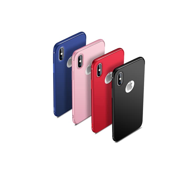 iPhone X/XS - Stilrent och Matt Silikonskal av NKOBEE