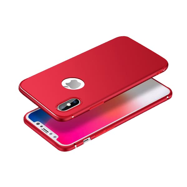 iPhone X/XS - Mattbehandlat Skal i Silikon