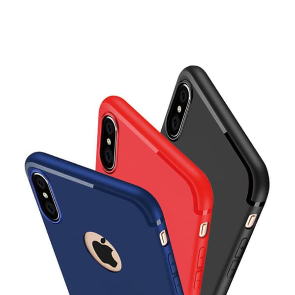 Stilsäkert Silikonskal för iPhone X/XS