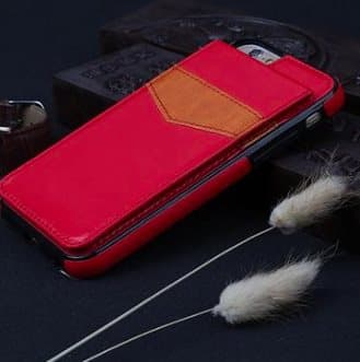 iPhone 8 Plus Elegant Exklusivt Smart Läderskal Plånbok/Kortfack