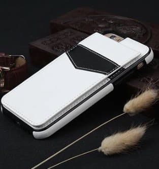 iPhone 8 Plus Elegant Exklusivt Smart Läderskal Plånbok/Kortfack