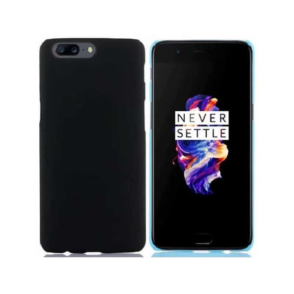 OnePlus 5 Ultratynn gummibelagt Matt svart deksel Svart