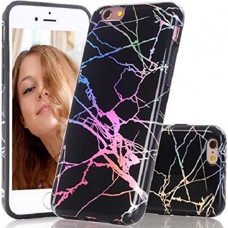 iPhone 6 / 6S Eksklusiv støtdempende Marble Shell Lazr