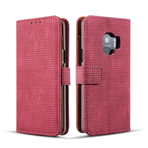 Elegant Retro-Fodral från LEMAN till Samsung Galaxy S9 Plus