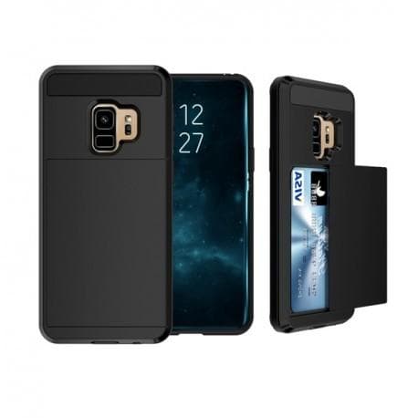 Samsung S9 Plus stødsikkert cover med kortrum