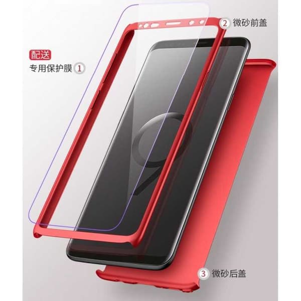 Samsung S9 Plus | 360° 3in1 FullCover Shell inkl. Skærmbeskytter
