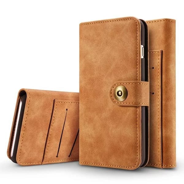 Lyxigt Magnetfodral iPhone X/XS Brun